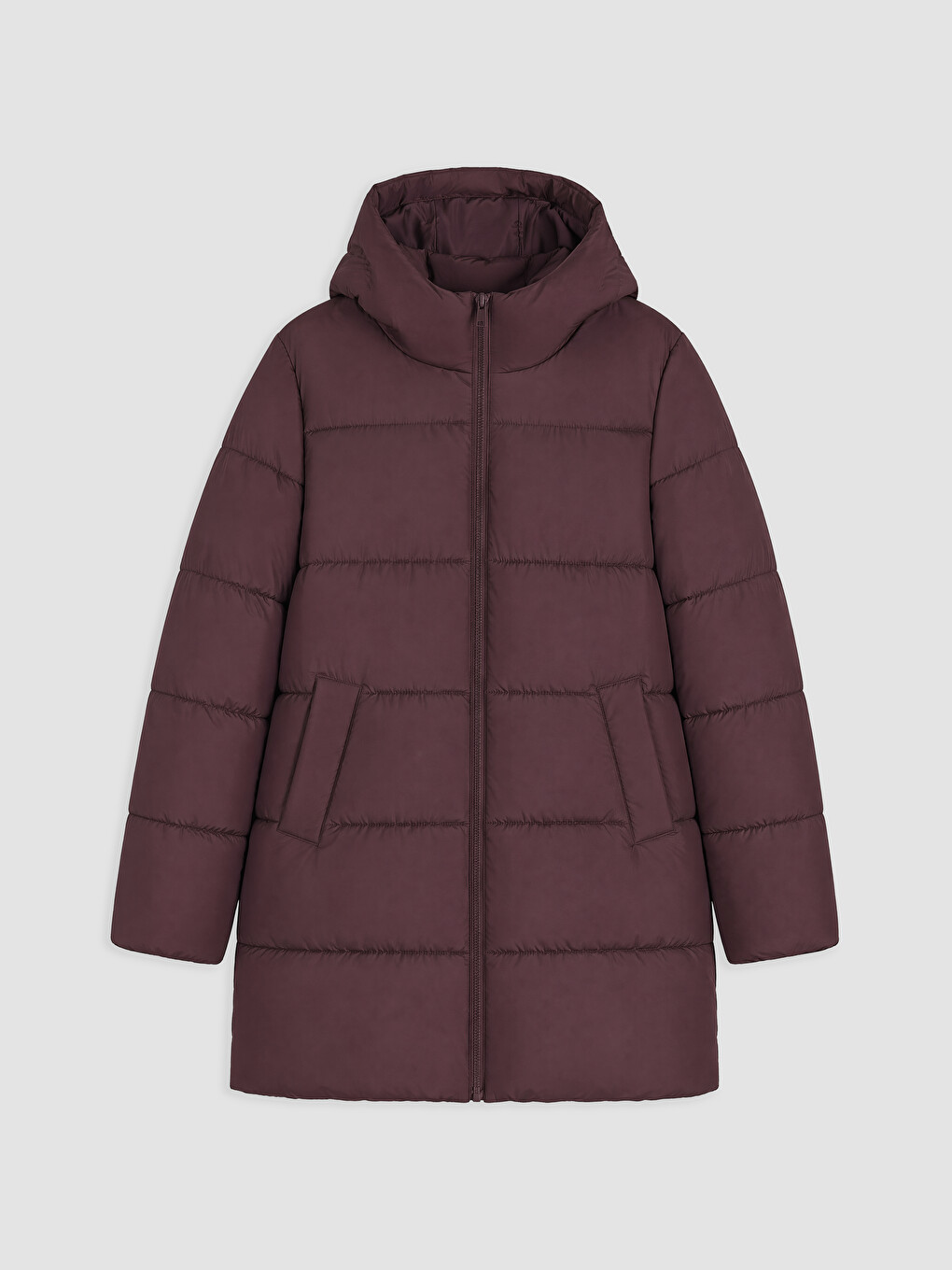 Hooded Women's Puffer Coat-4
