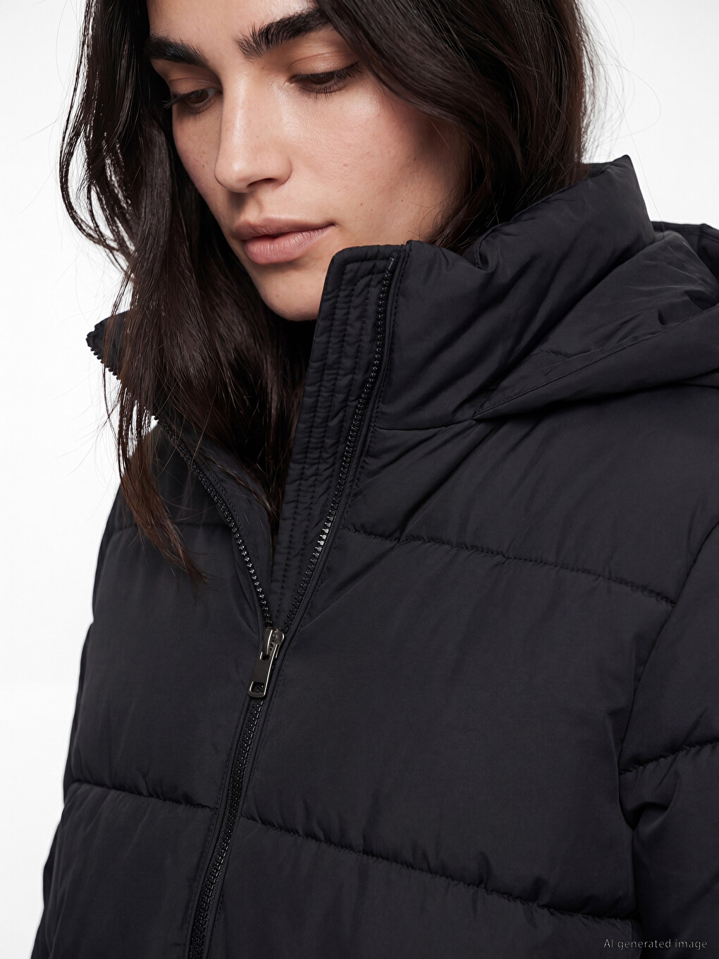 Femër E Zeze Pallto Puffer-2