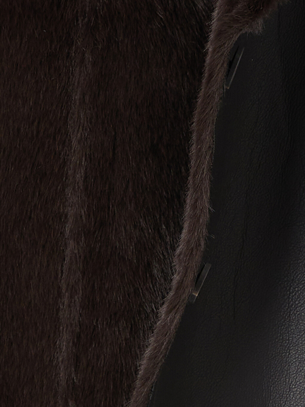 Woman Brown Faux Leather Coat-6