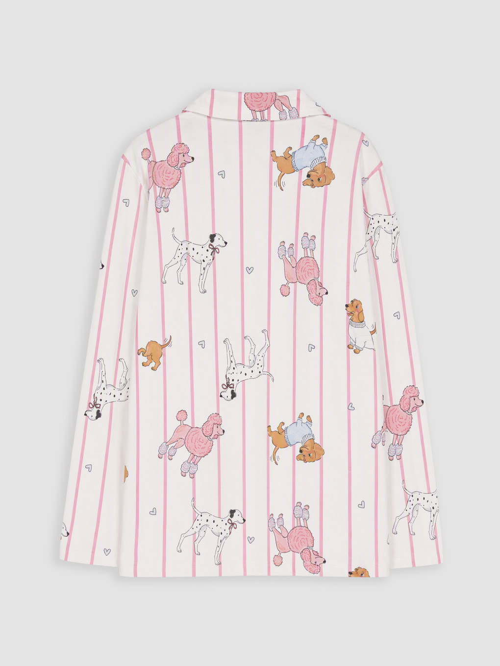 Collared Neck Girls' Pyjamas Set-5