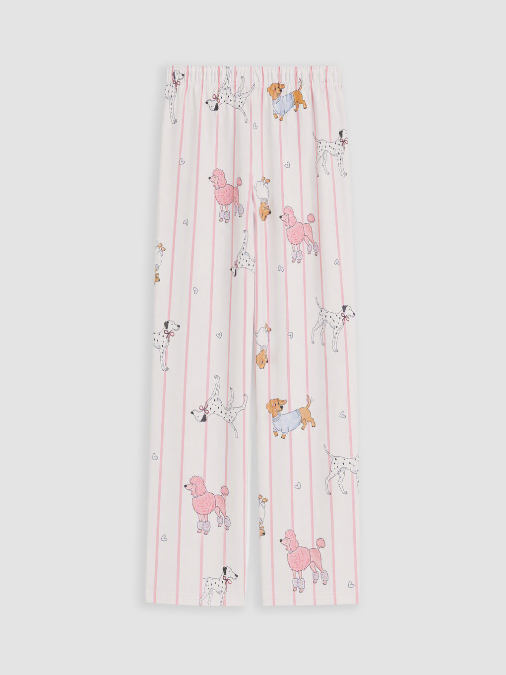 Collared Neck Girls' Pyjamas Set-8