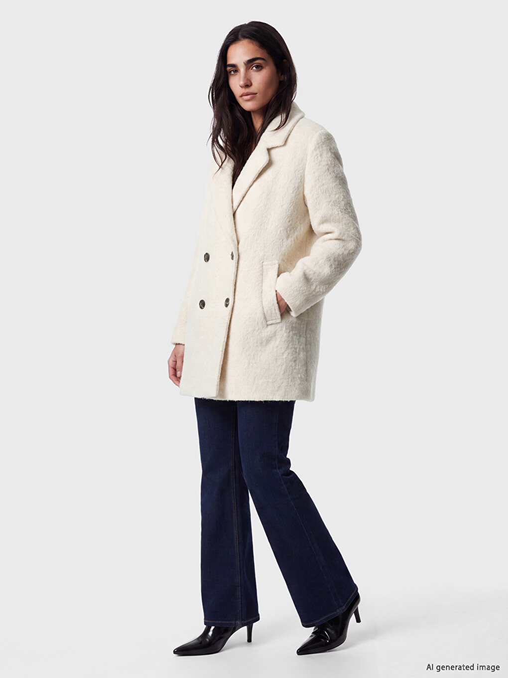 Oversize Women's Curl Overcoat-1