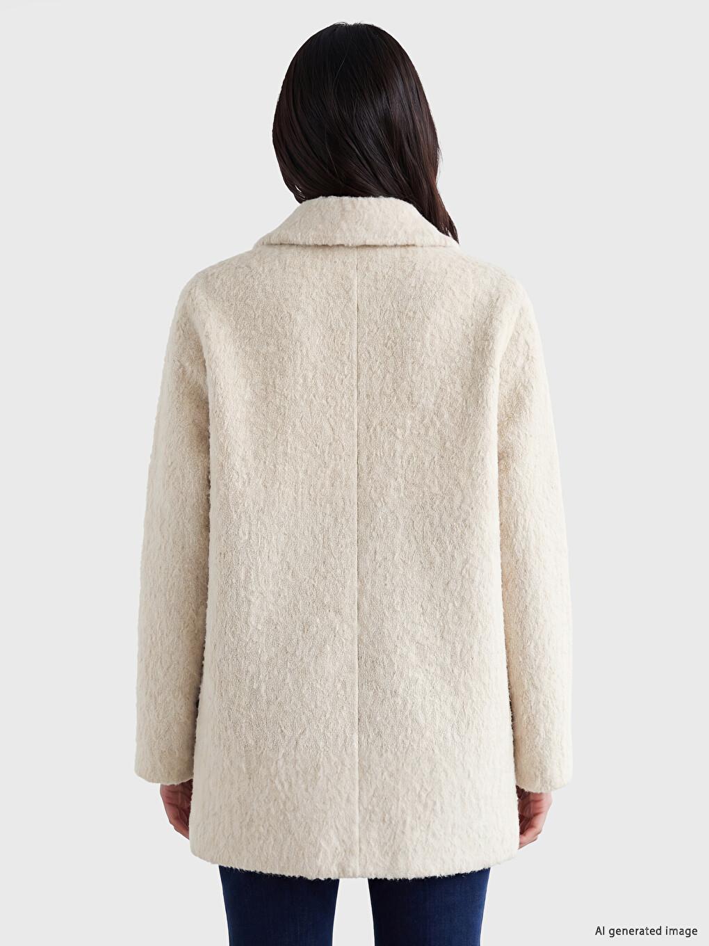 Oversize Women's Curl Overcoat-3