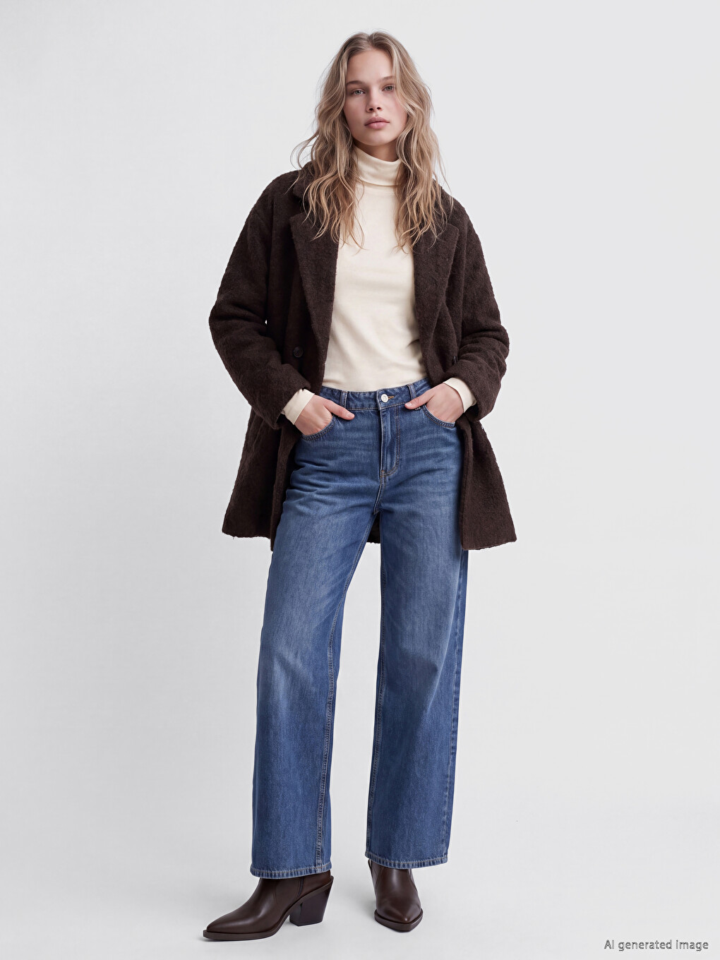 Oversize Women's Curl Overcoat-1