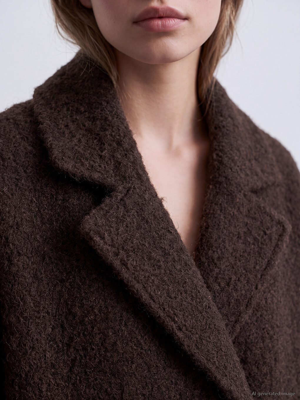 Oversize Women's Curl Overcoat-2