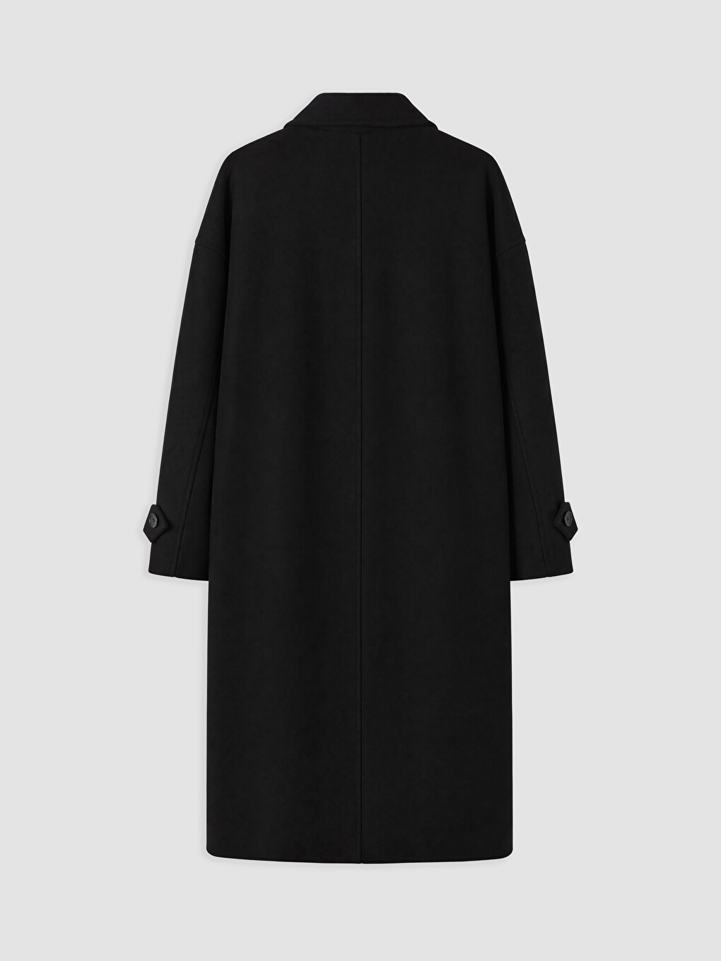 Double Breasted Collar Women's Cachet Overcoat-5