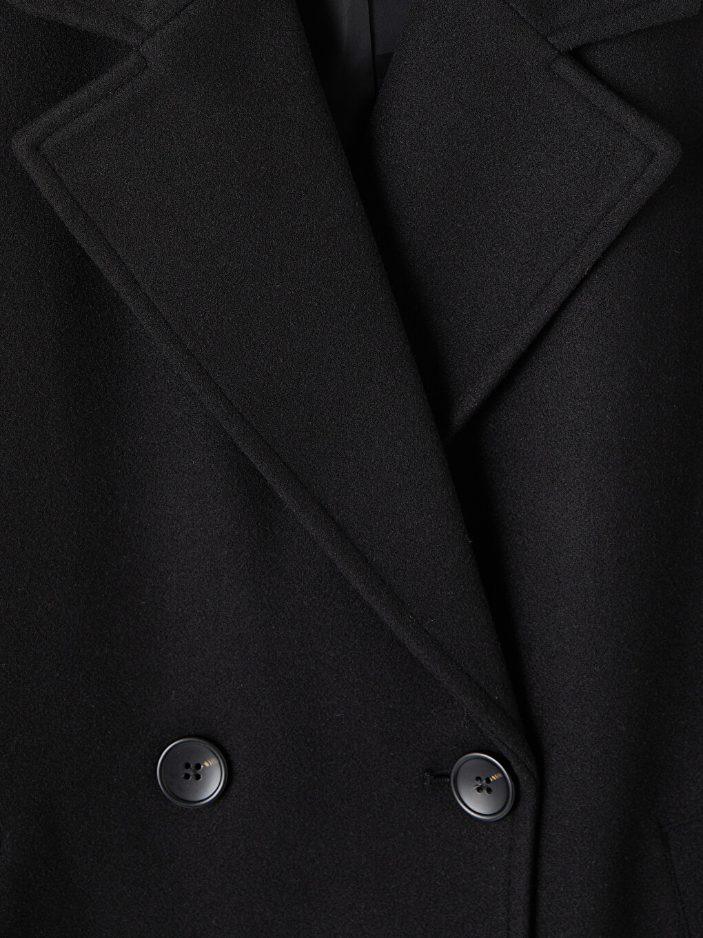 Double Breasted Collar Women's Cachet Overcoat-6