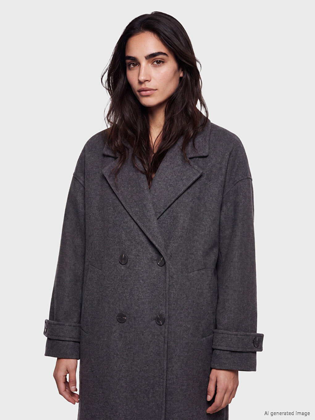 Jacket Collar Women's Cachet Coat-1