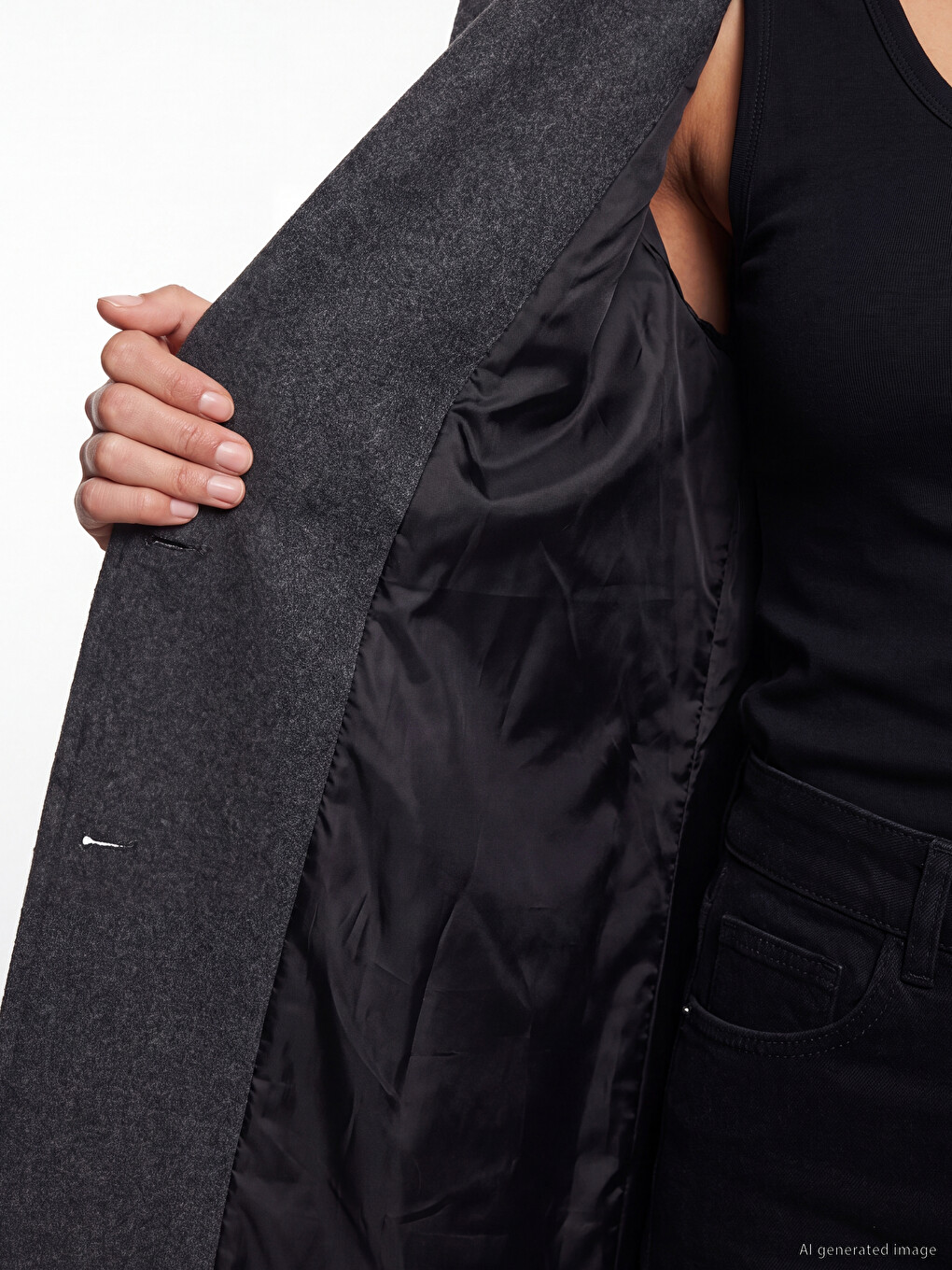 Jacket Collar Women's Cachet Coat-3