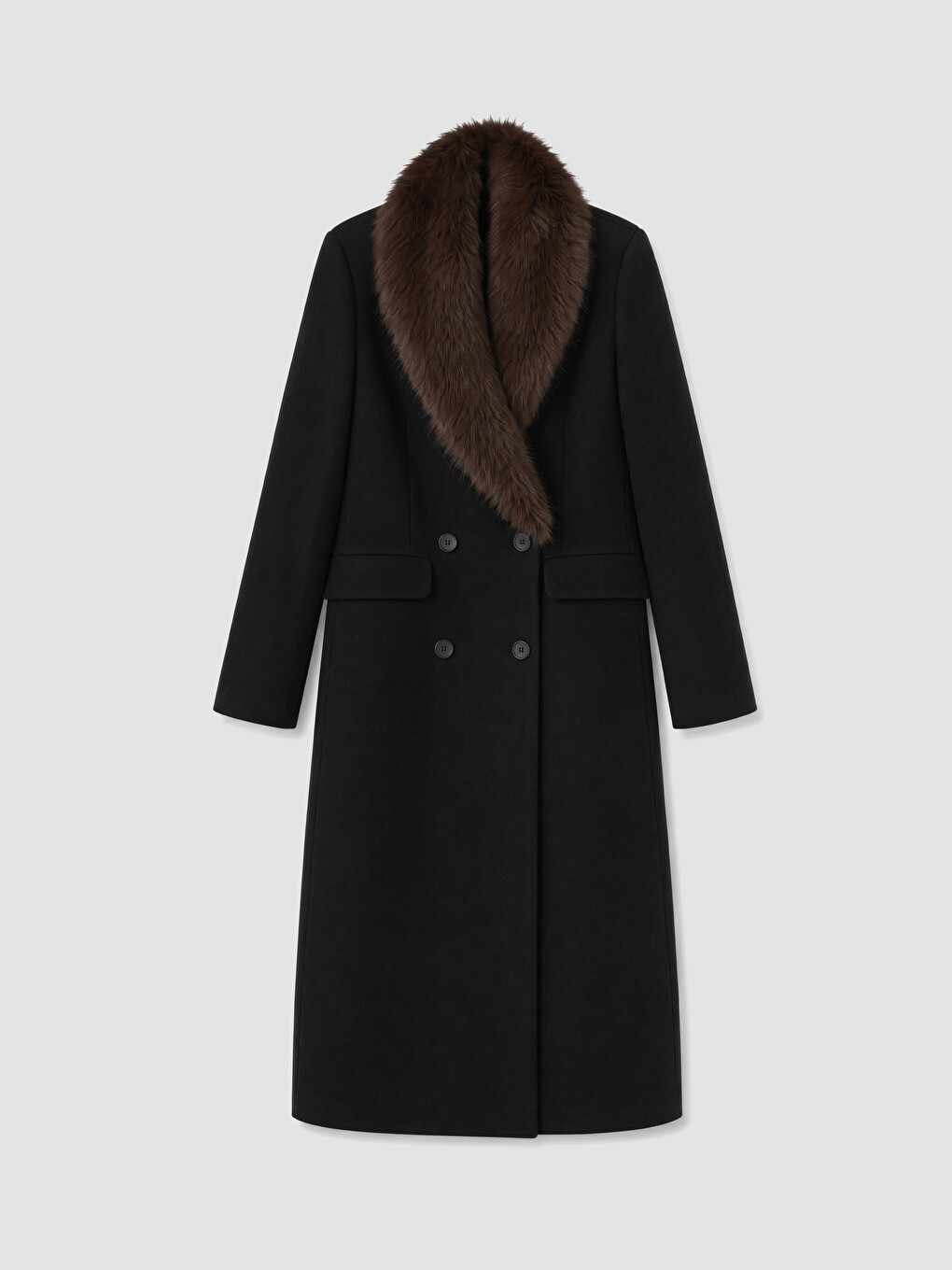 Woman Black Coatigan