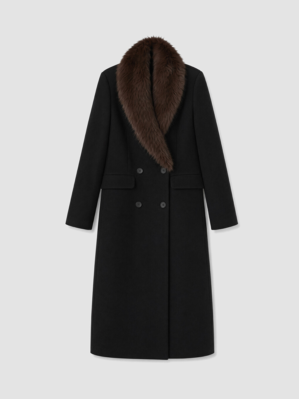 Woman Black Coatigan-7
