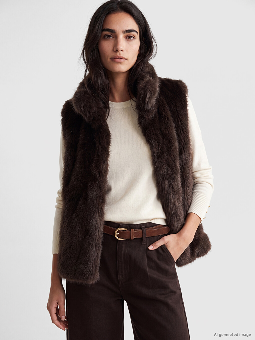 Women's Fur Gilet