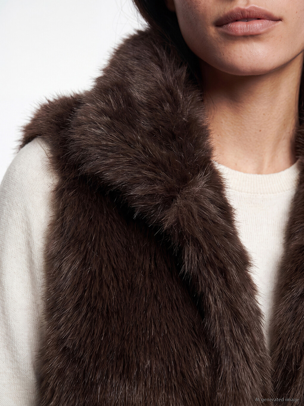 Women's Fur Gilet-2