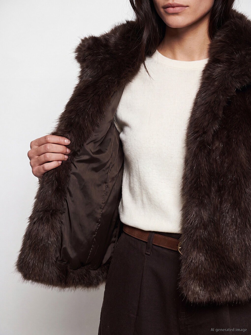 Women's Fur Gilet-3