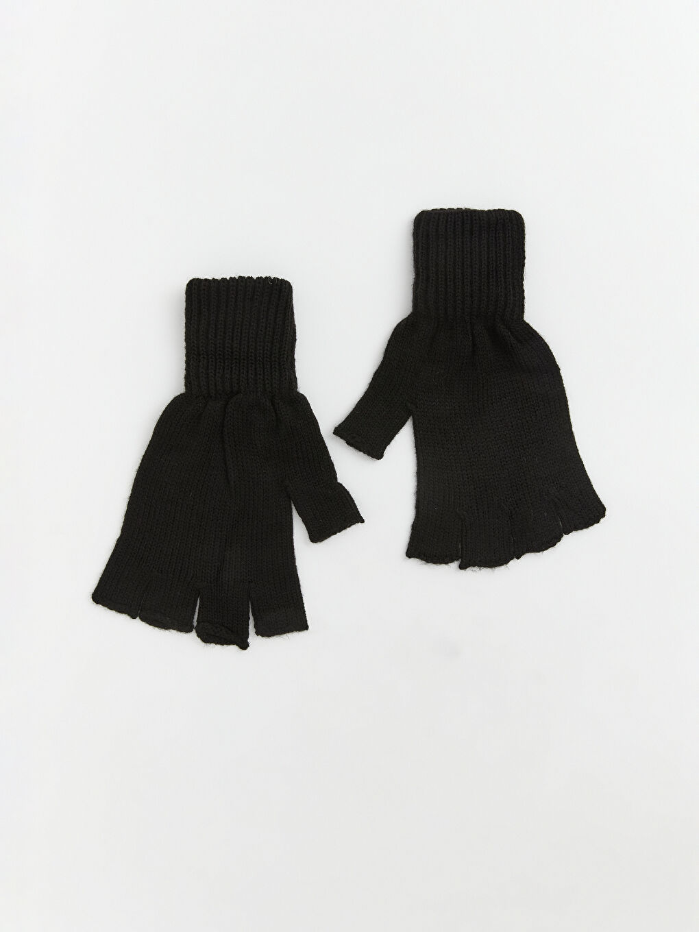 Siyah Basic Erkek Triko Eldiven-1