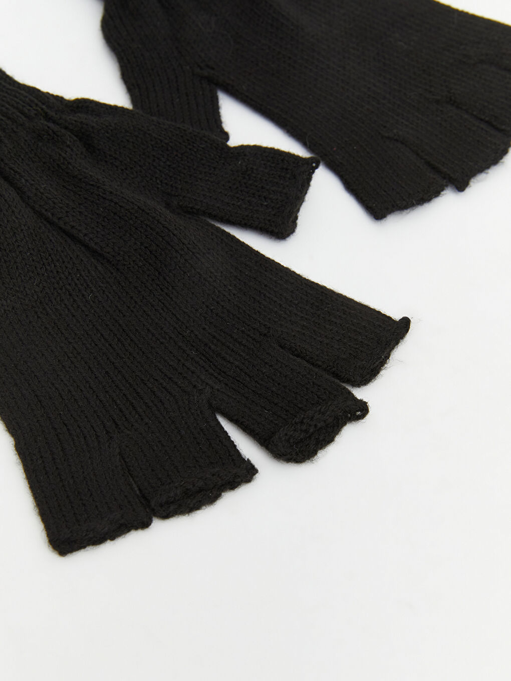 Siyah Basic Erkek Triko Eldiven-2