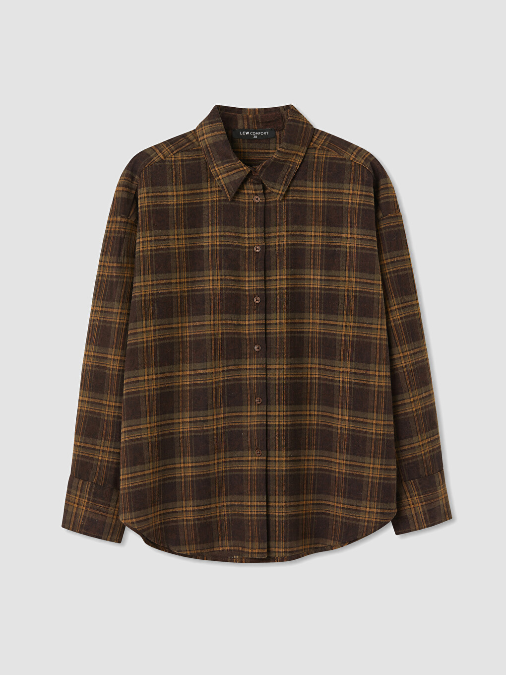Plaid Flannel Women's Shirt-4
