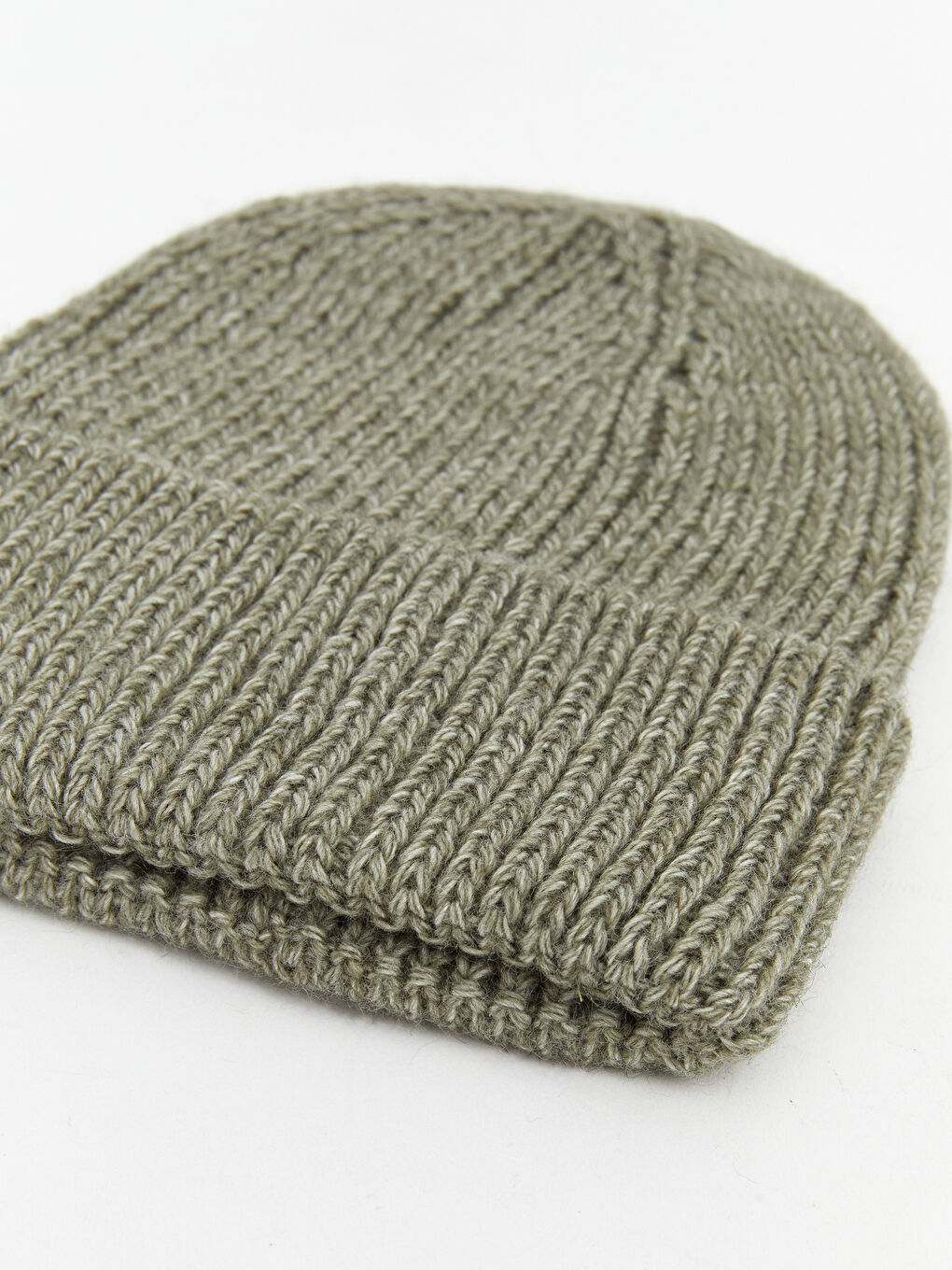 Yeşil Basic Erkek Triko Bere-2