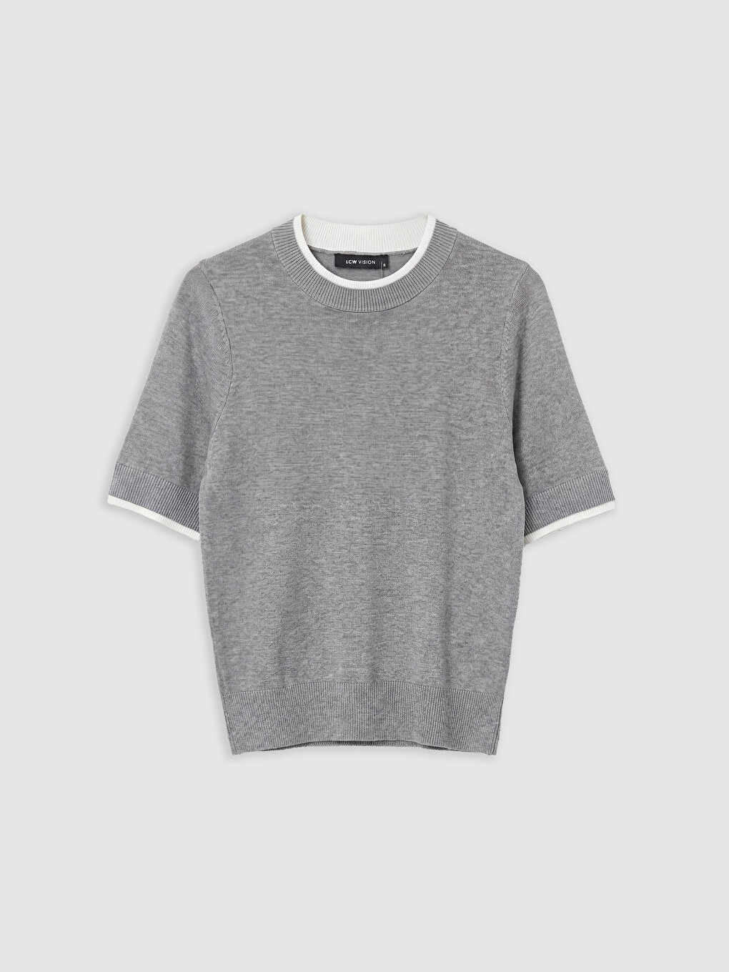 Crew Neck Women's Knitwear Sweater-3
