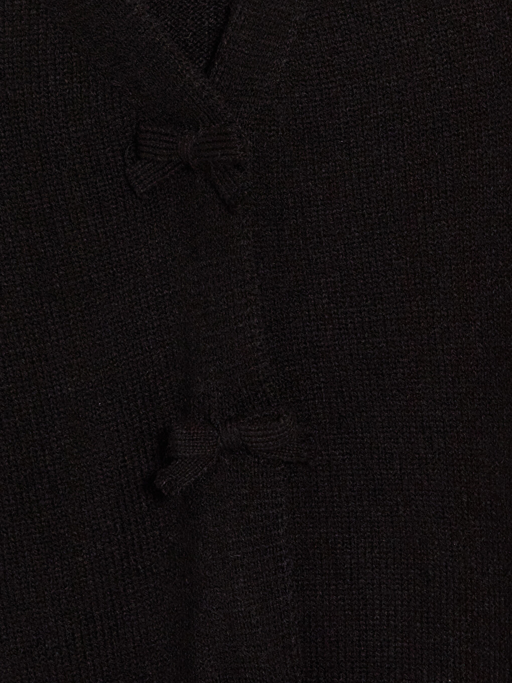 Bow Wool Blend Women's Knitwear Sweater-5