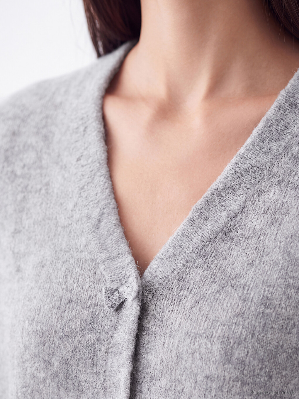Bow Wool Blend Women's Knitwear Sweater-2