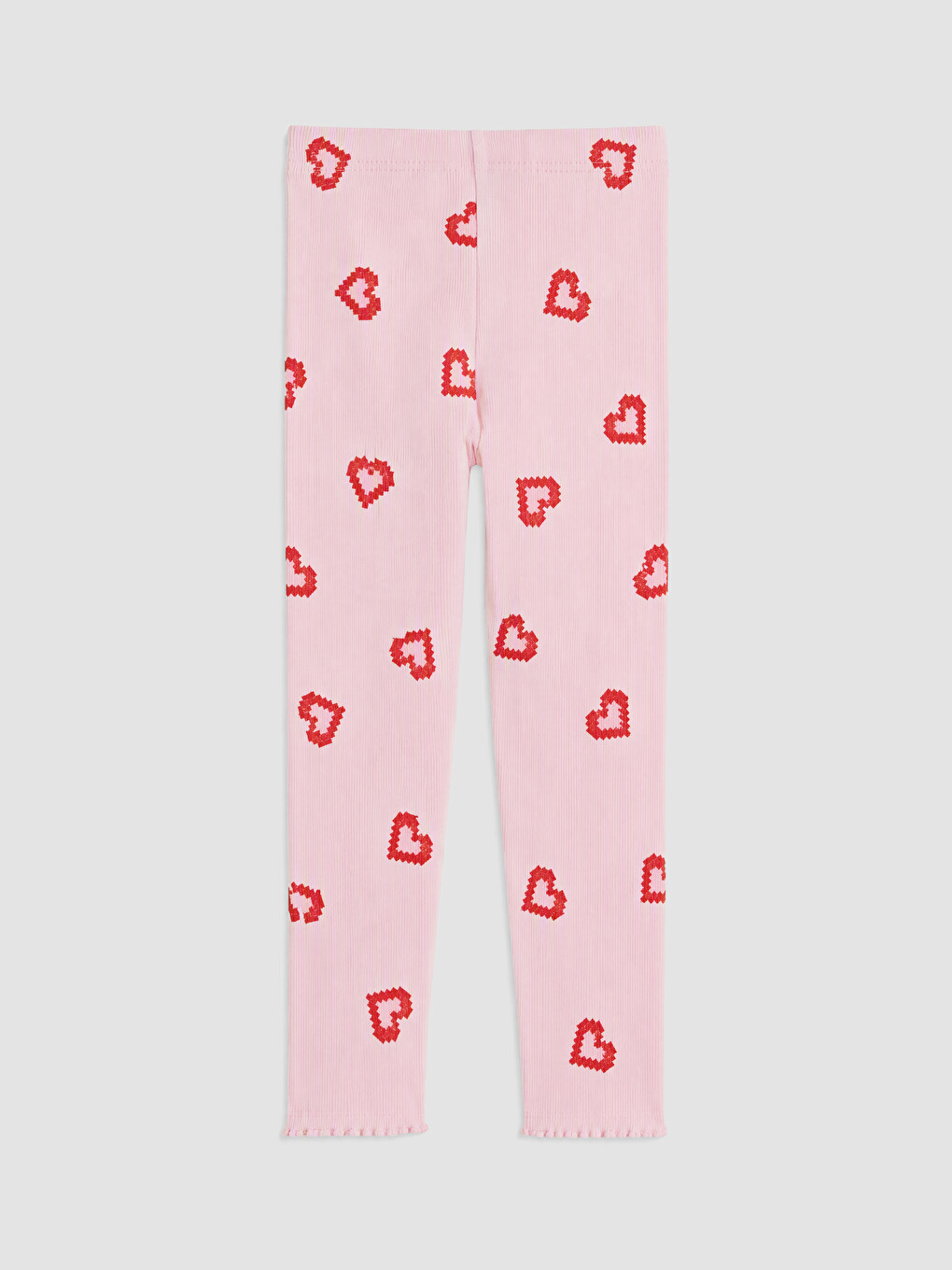 Pembe Bisiklet Yaka Baskılı Kız Çocuk Pijama Takım-6
