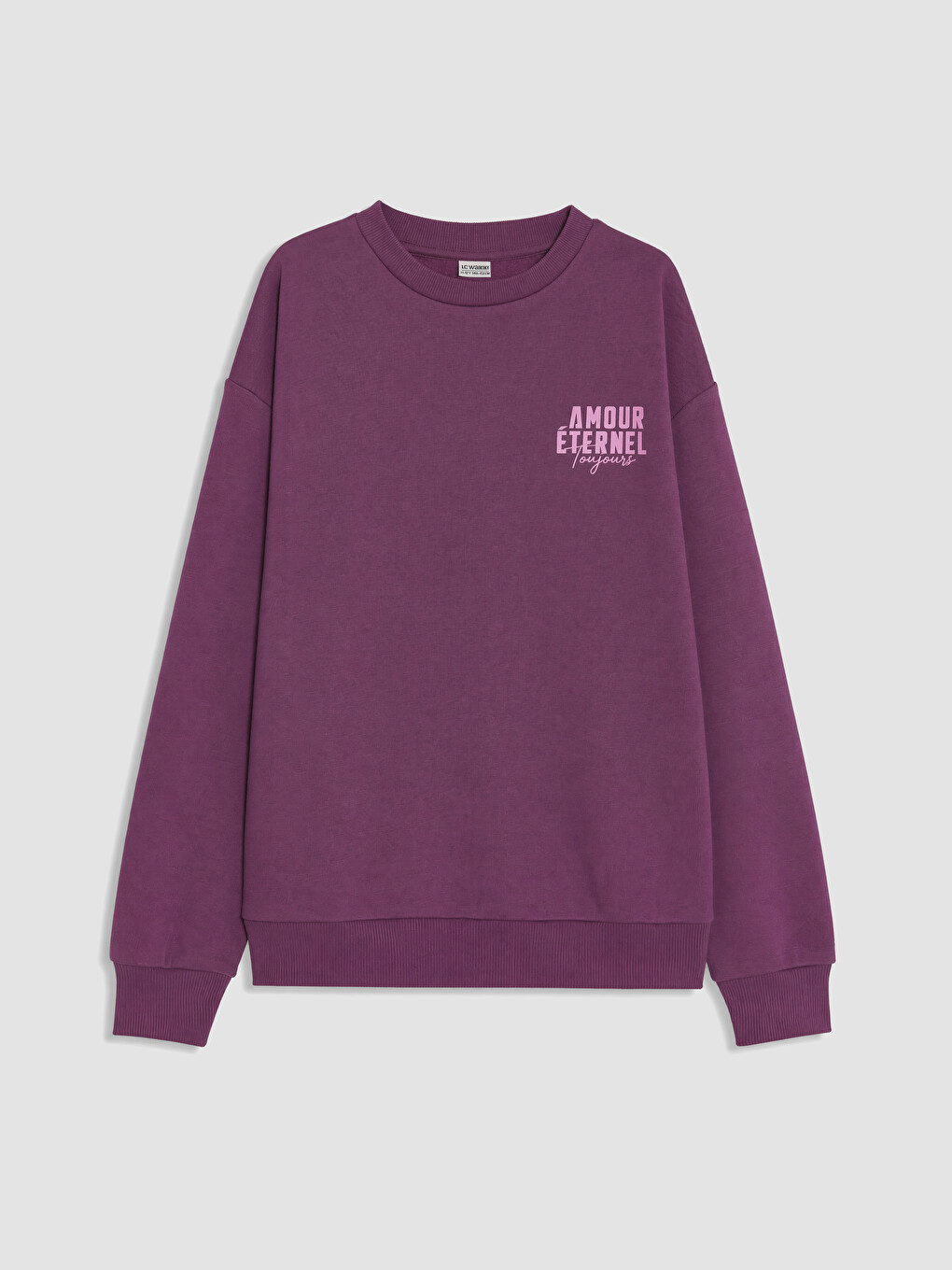 Girl Plum Sweatshirt-1