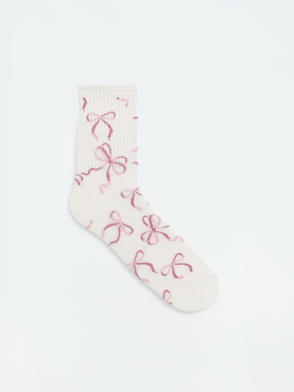 Bow Patterned Women's Ankle Socks 5 Pack-1