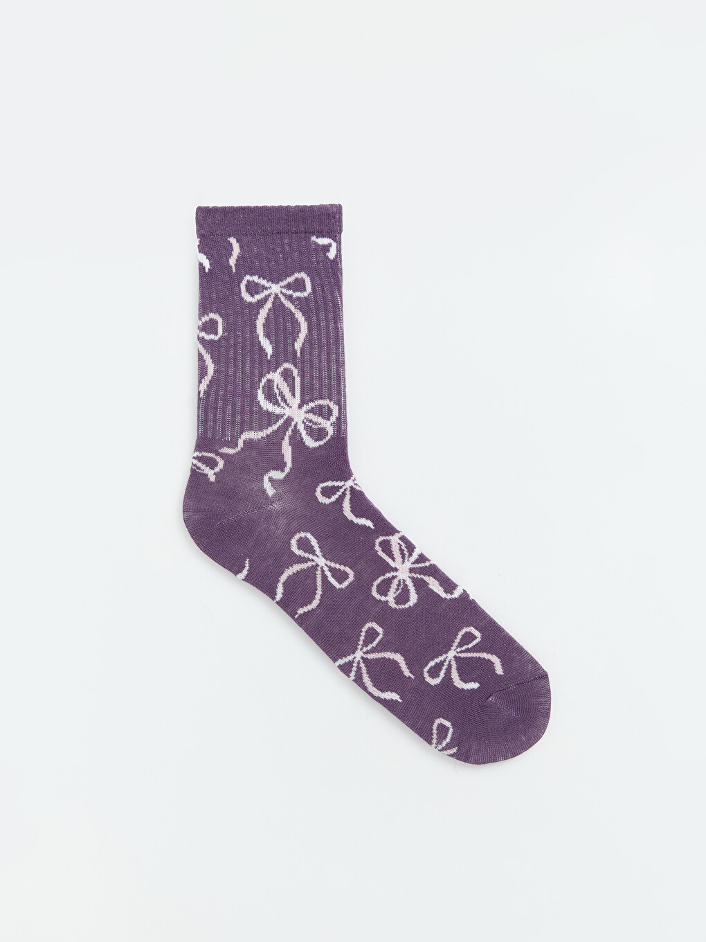 Bow Patterned Women's Ankle Socks 5 Pack-4