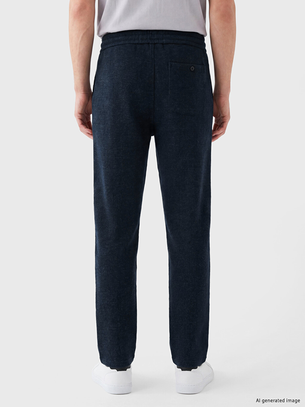 Lacivert Regular Fit Erkek Eşofman Altı-3