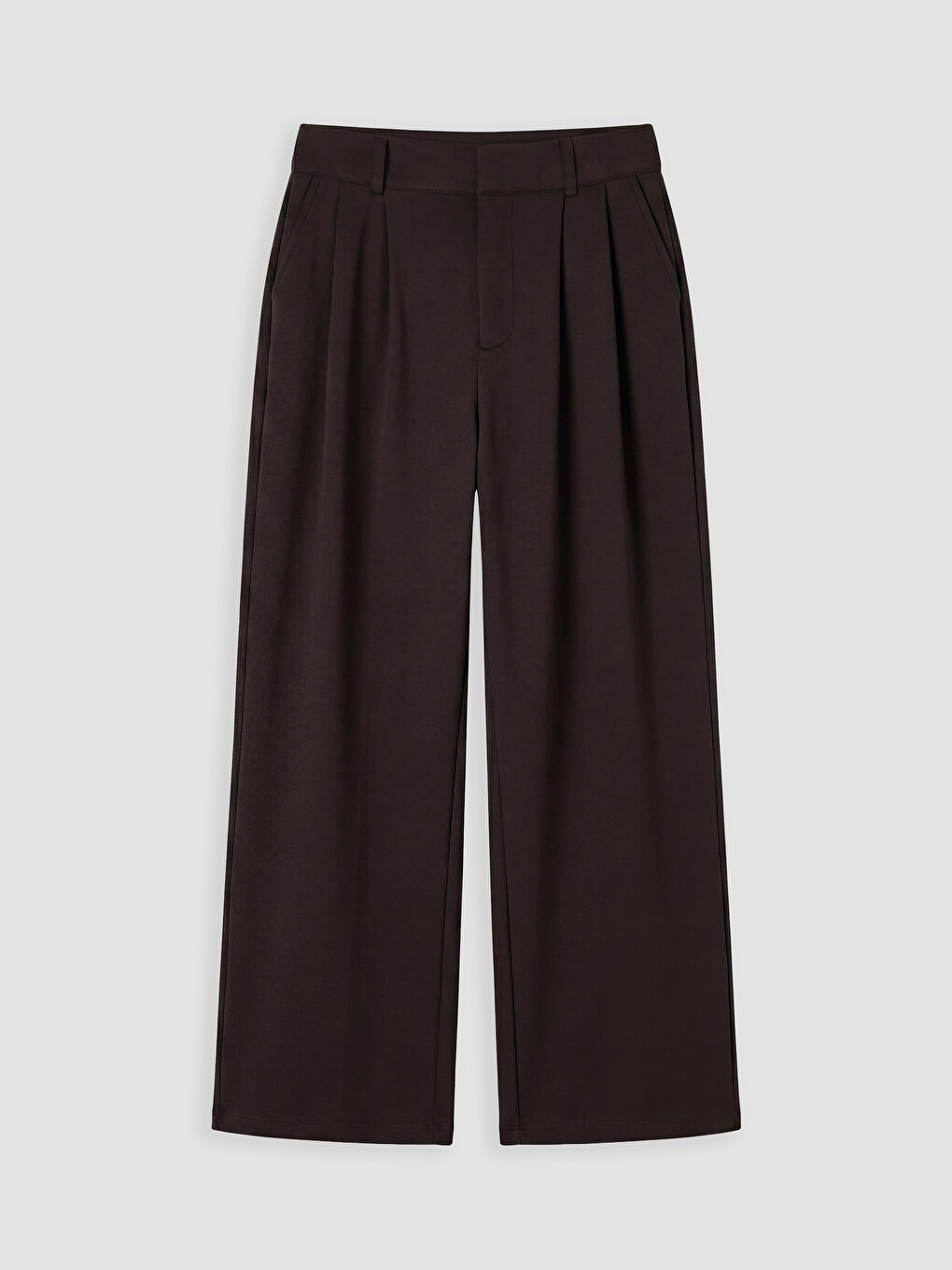 Pantaloni Eleganți Maro Femeie-4