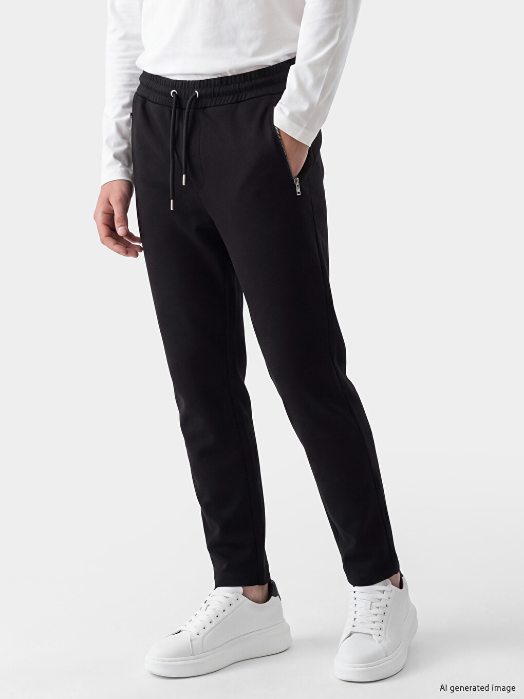 Pantaloni De Trening Croială Regular Bărbați-1