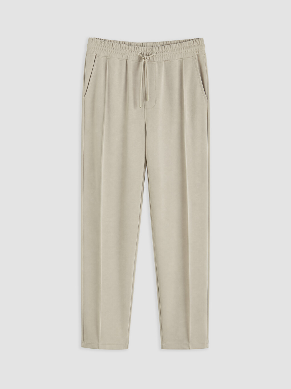 Man Beige Sweatpants-4