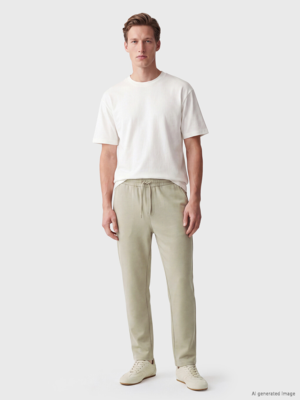Man Grey Sweatpants-1