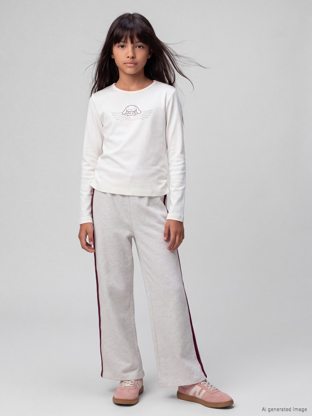 Striped Girls' Sweatpants
