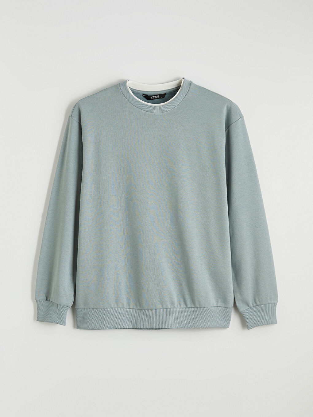 Mavi Bisiklet Yaka Erkek Sweatshirt