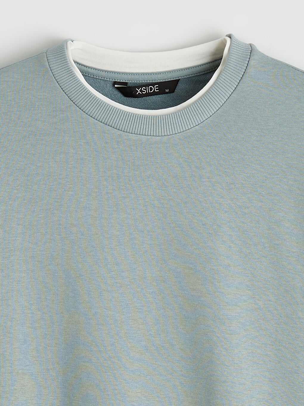 Mavi Bisiklet Yaka Erkek Sweatshirt-1