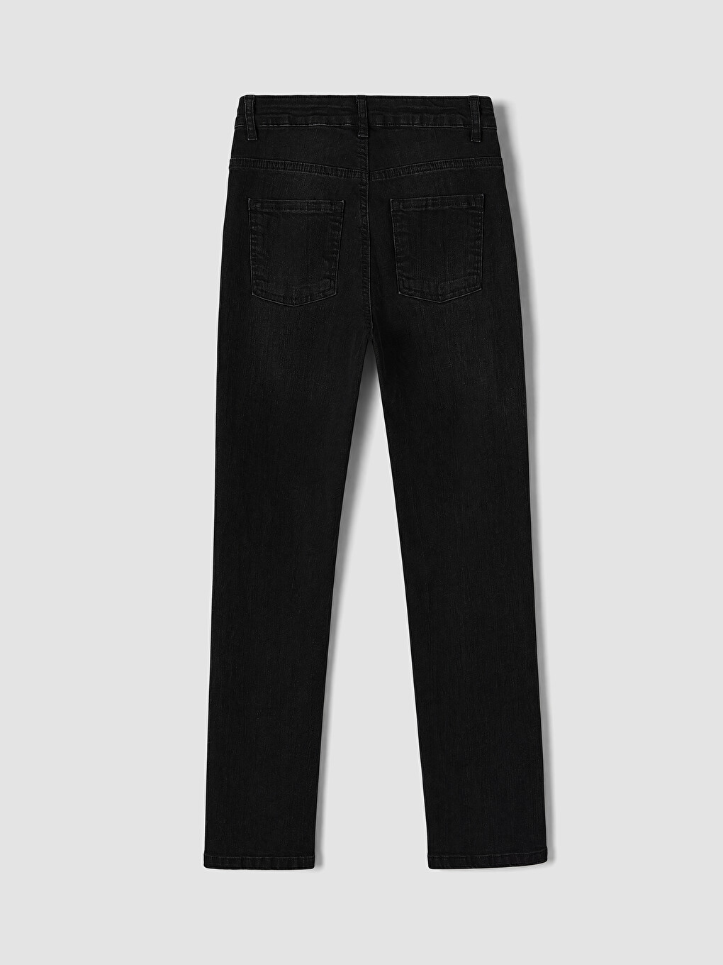 Siyah Süper Skinny Fit Kız Çocuk Jean Pantolon-2