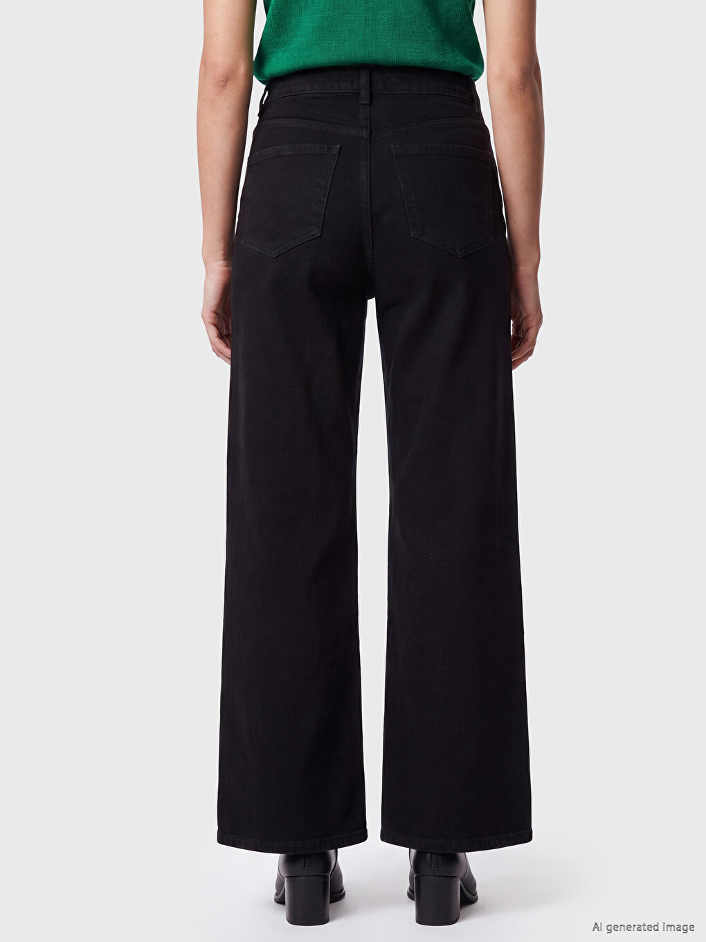 Wideleg Women's Jeans-3