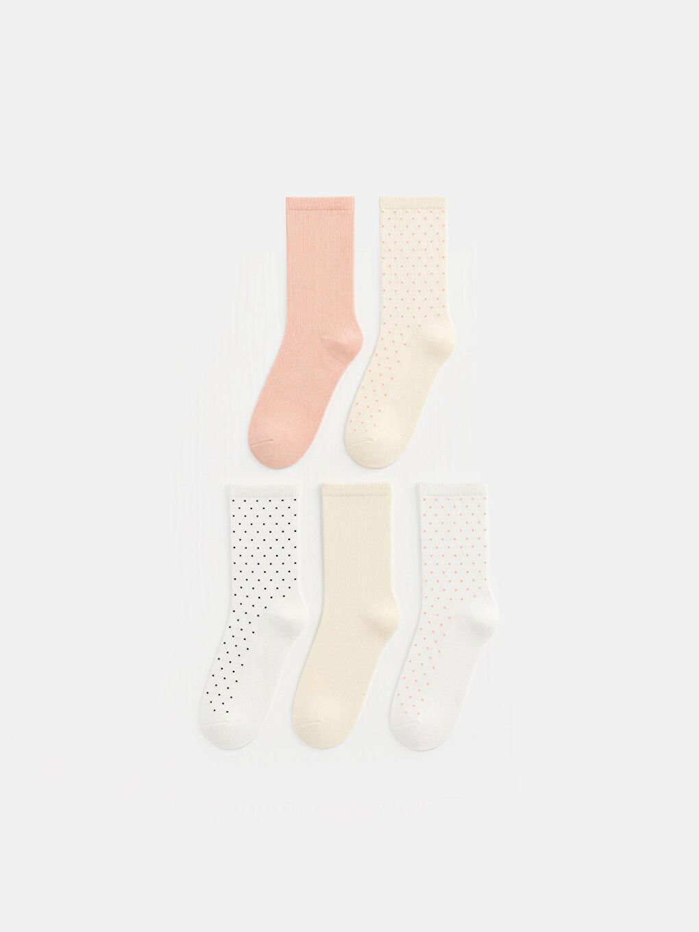 В Горошок Жіночі Шкарпетки До Щиколотки 5 Штук