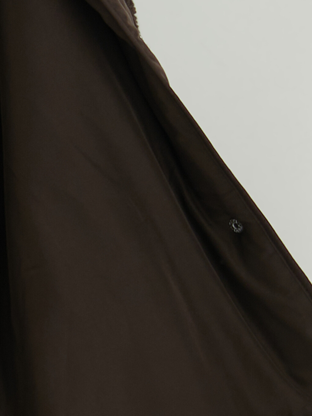 Kahverengi Kapüşonlu Oversize Kadın Pelüş Mont-6