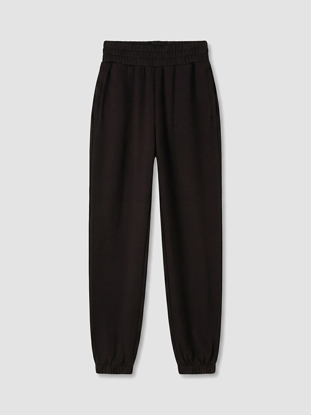 Woman Black Jogger Sweatpants