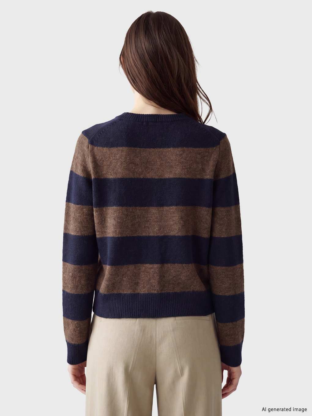 Woman Brown Cardigan-3