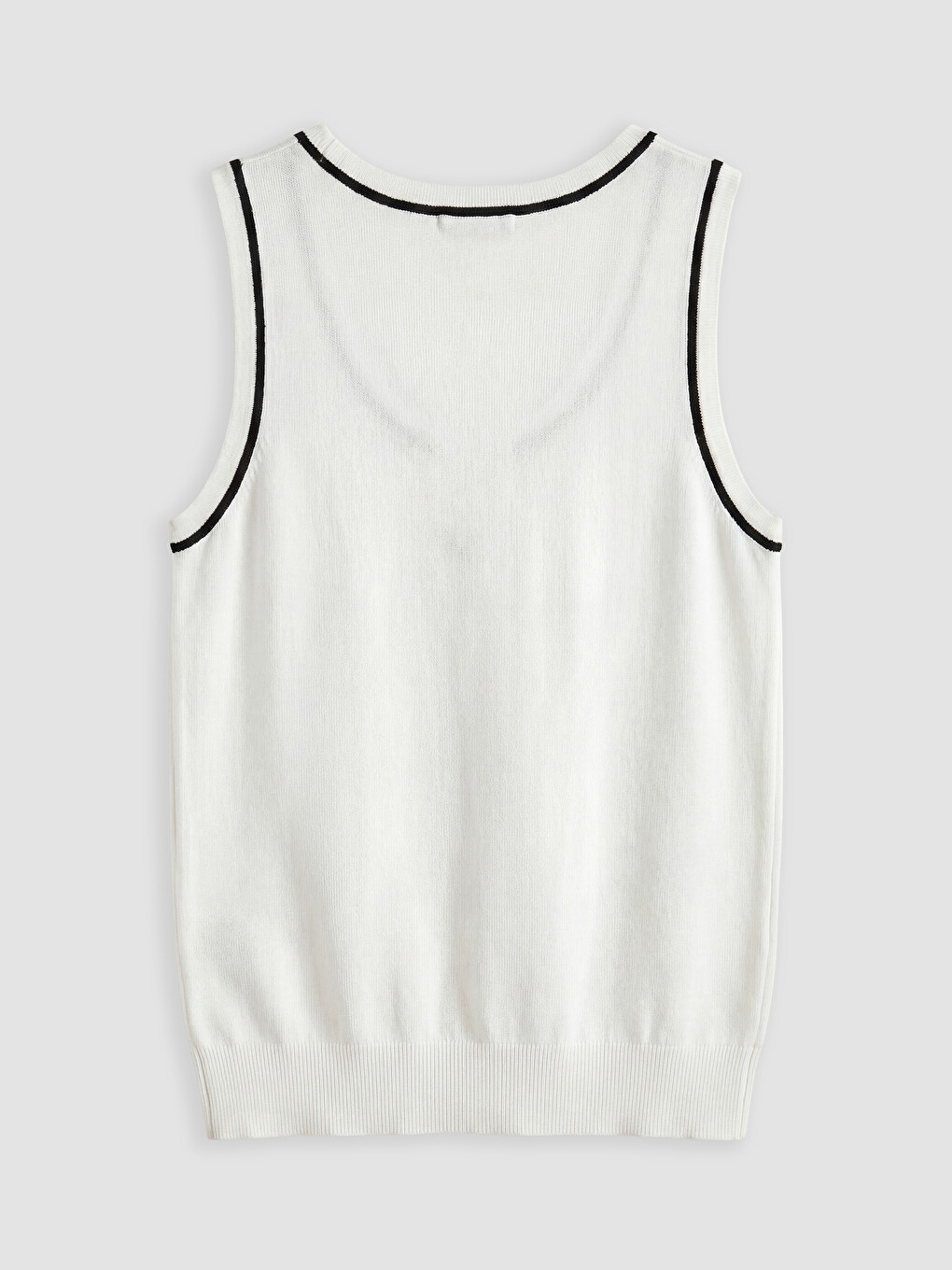 U Neck Women's Knitwear Tank Top-6