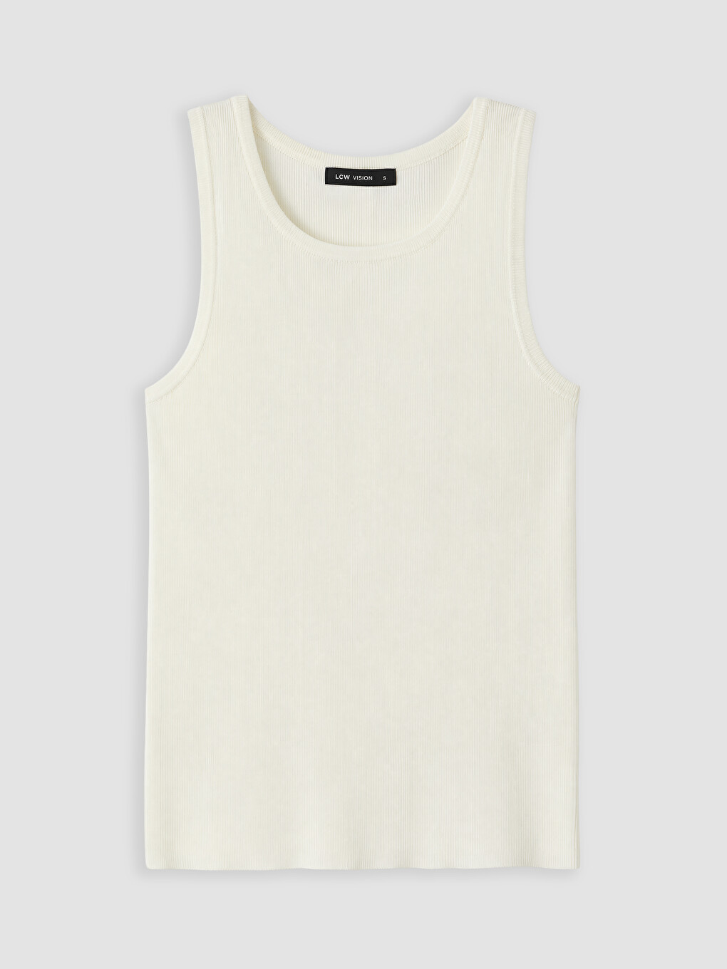 Débardeur Tricot Col Rond Femme-4