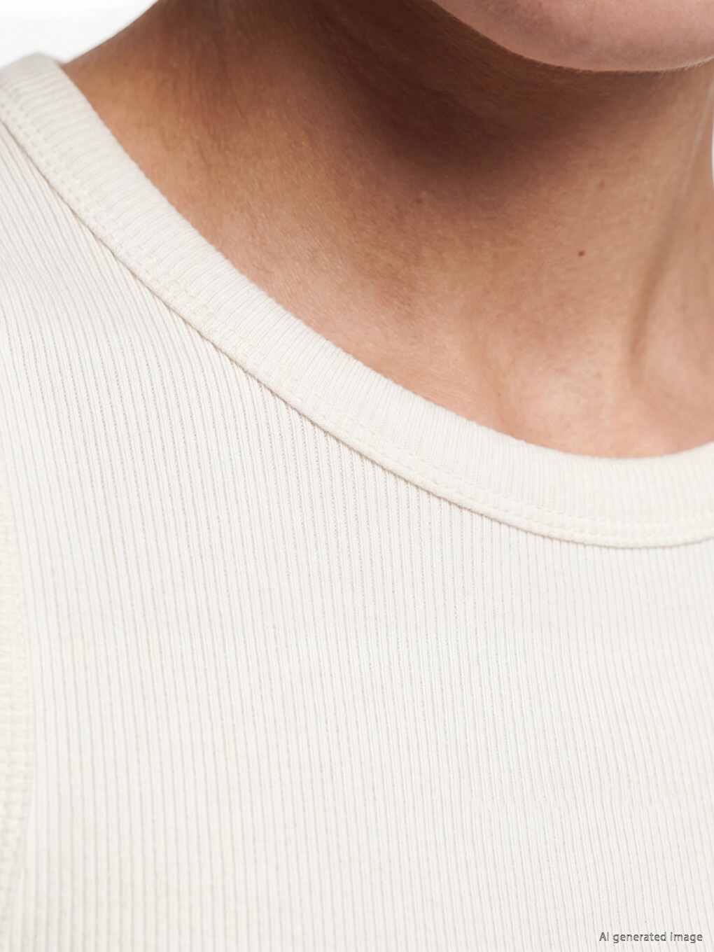 Débardeur Tricot Col Rond Femme-2