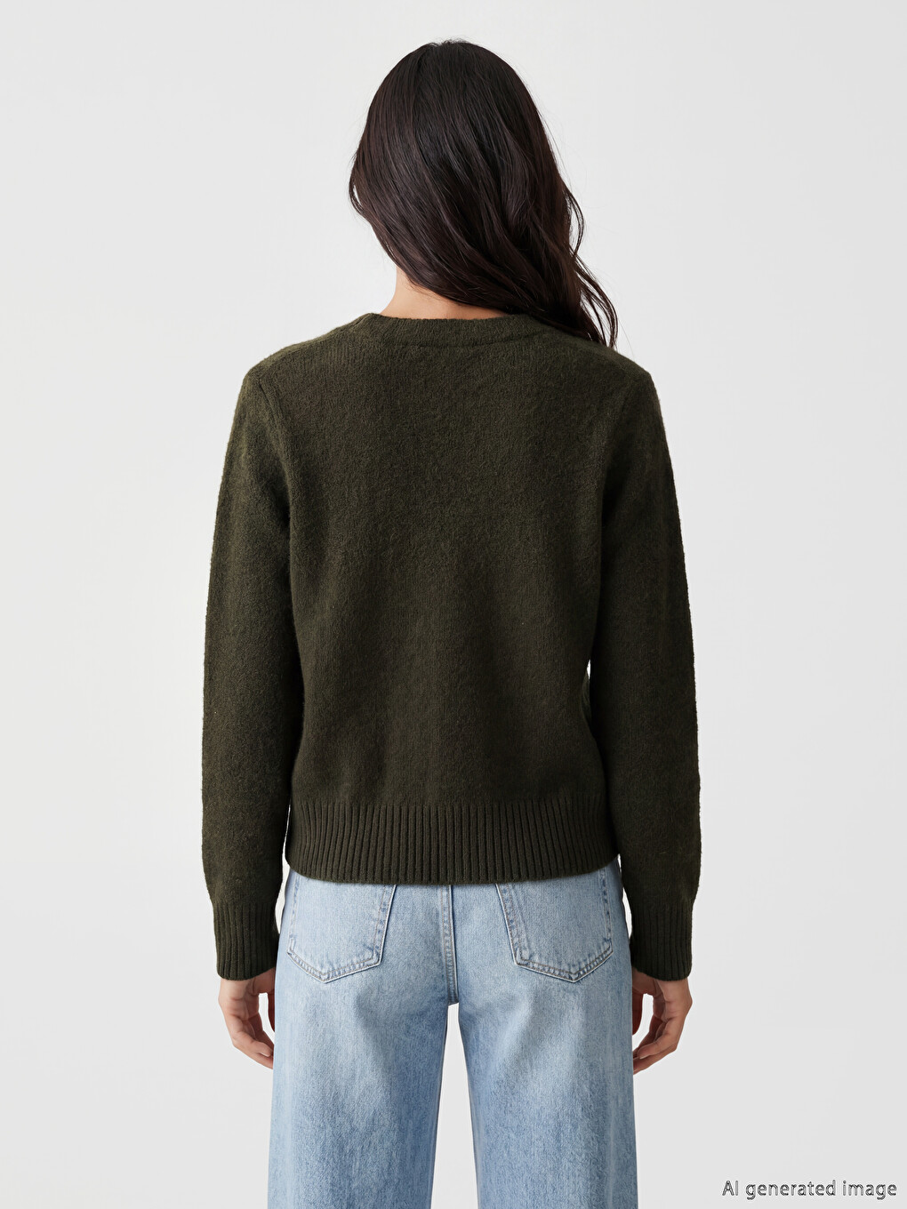 V Neck Women's Knitwear Cardigan-2
