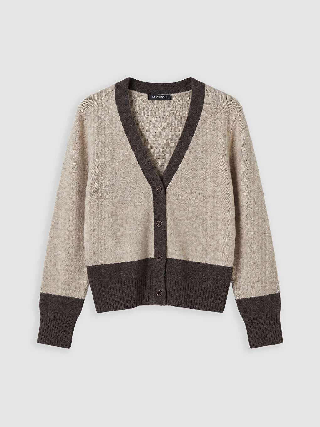 Cardigan En Maille Pour Femme À Col En V-4