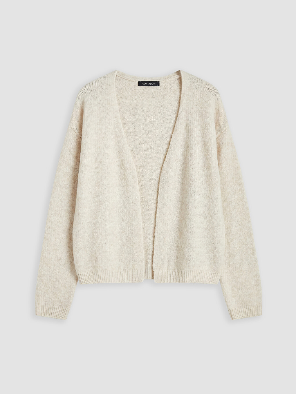 Cardigan Tricotat Pentru Femei Cu Guler Cu Dublu Piept-4