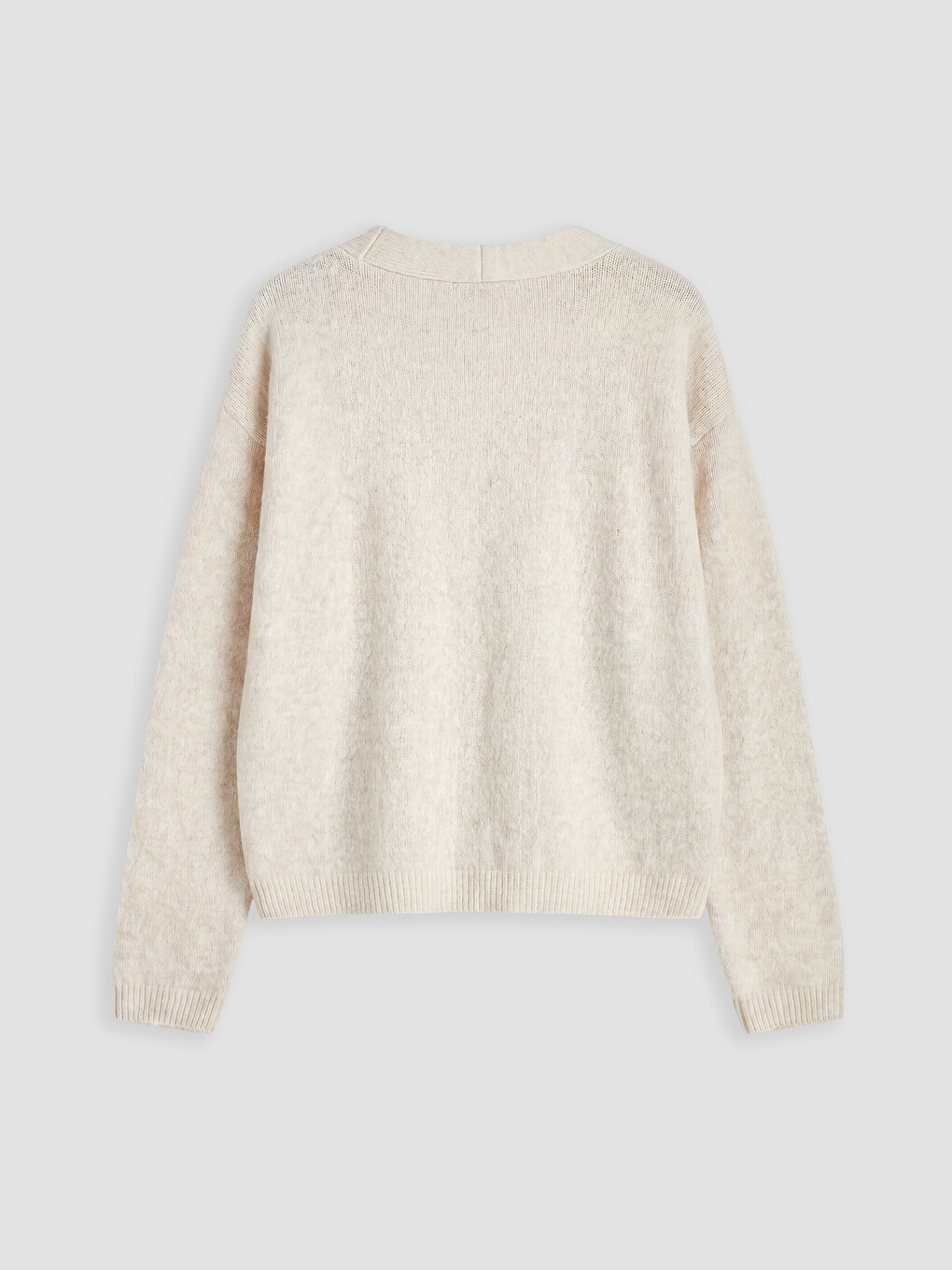 Cardigan Tricotat Pentru Femei Cu Guler Cu Dublu Piept-6